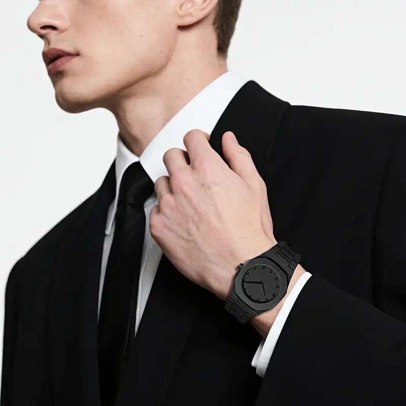 Black Arabic Aura Watch