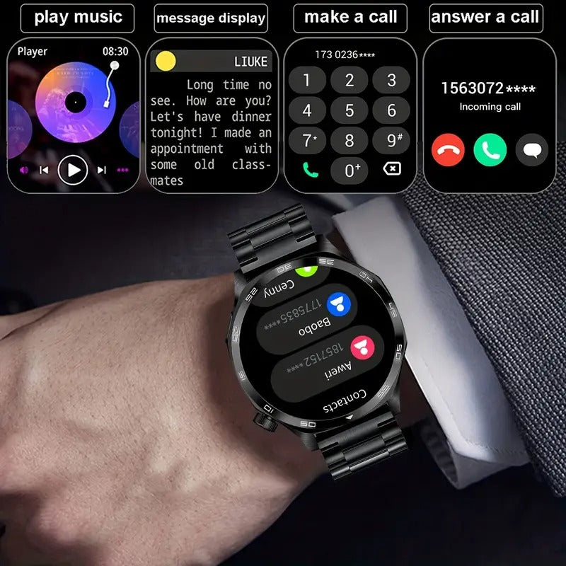 COIUSOR 2025 Smart Watch for Men & Women - 3.71cm HD TFT Display, 100+ Sports Modes, IP68 High Quality, Phone Calls