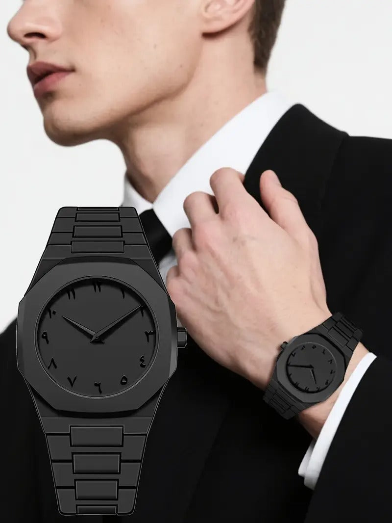 Black Arabic Aura Watch