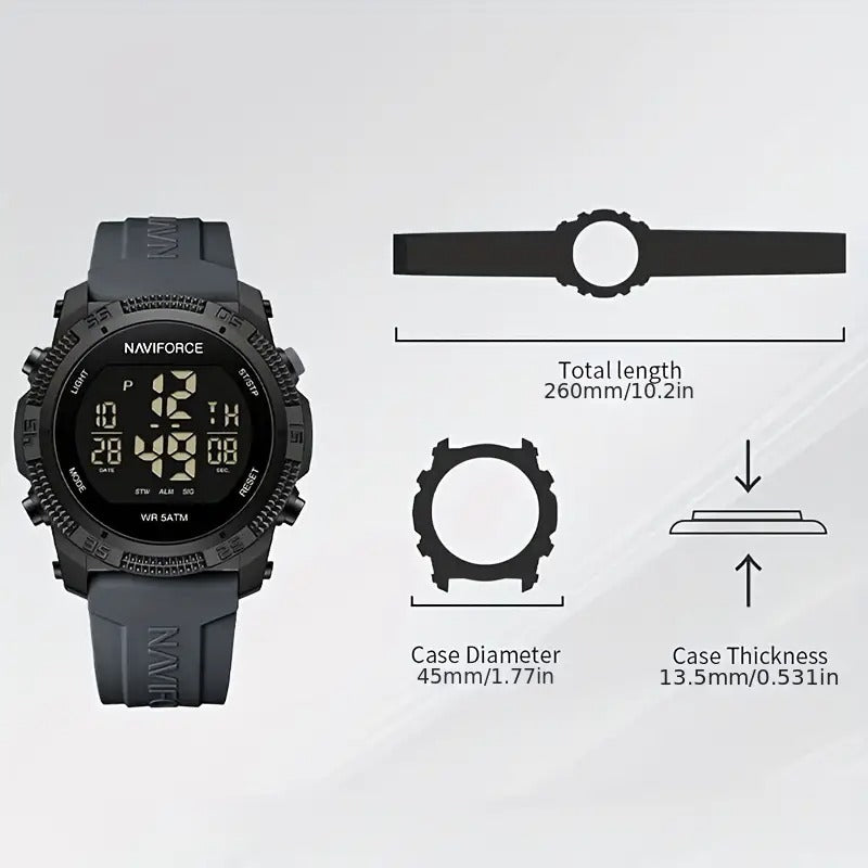NAVIFORCE Men's Digital Sports Watch