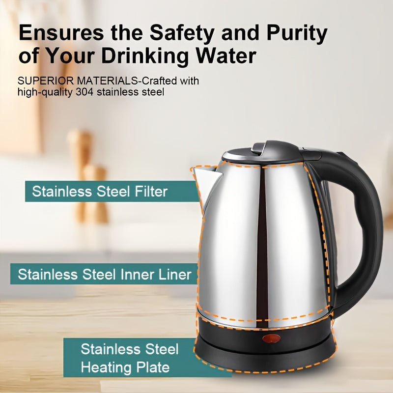 Premium Quality 2.0L Stainless Steel Electric Kettle
