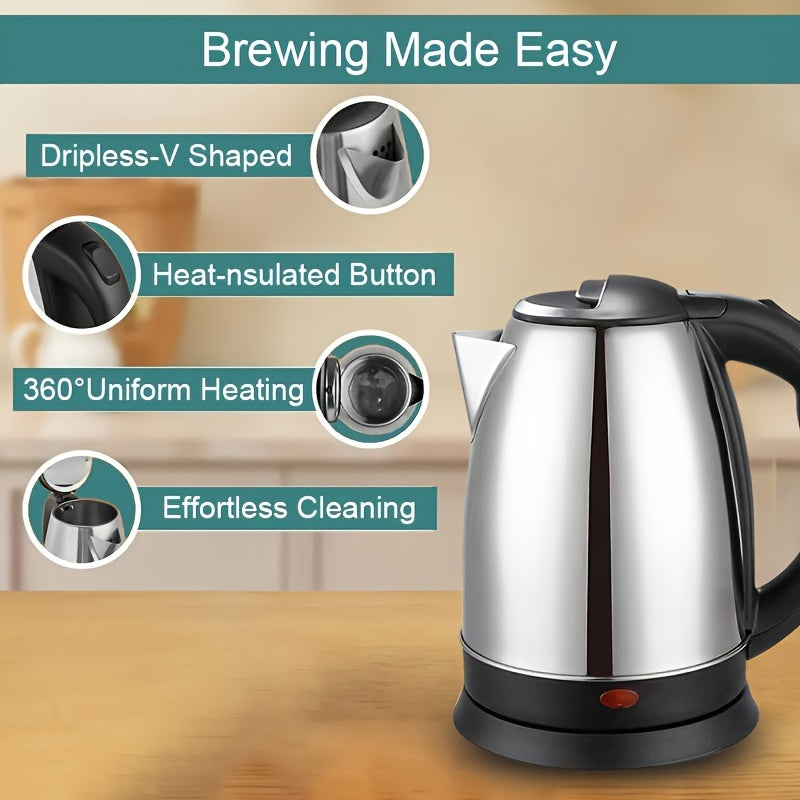 Premium Quality 2.0L Stainless Steel Electric Kettle