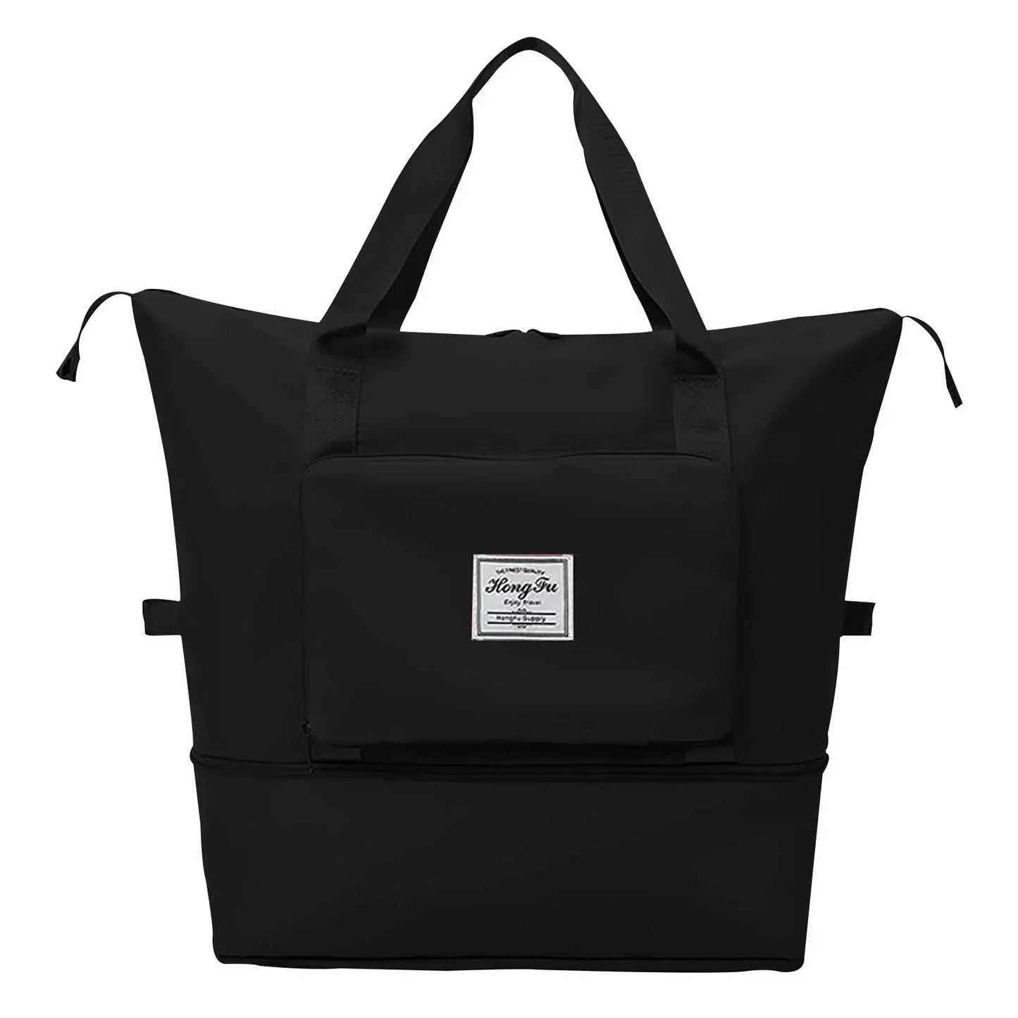 Women Travel Foldable Shoulder Bag Patchwork