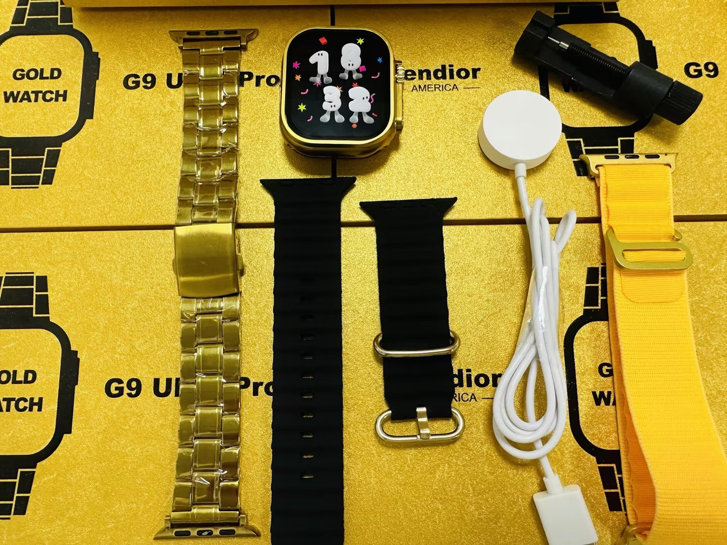 Fendior G9 Ultra Max Gold Smart Watch