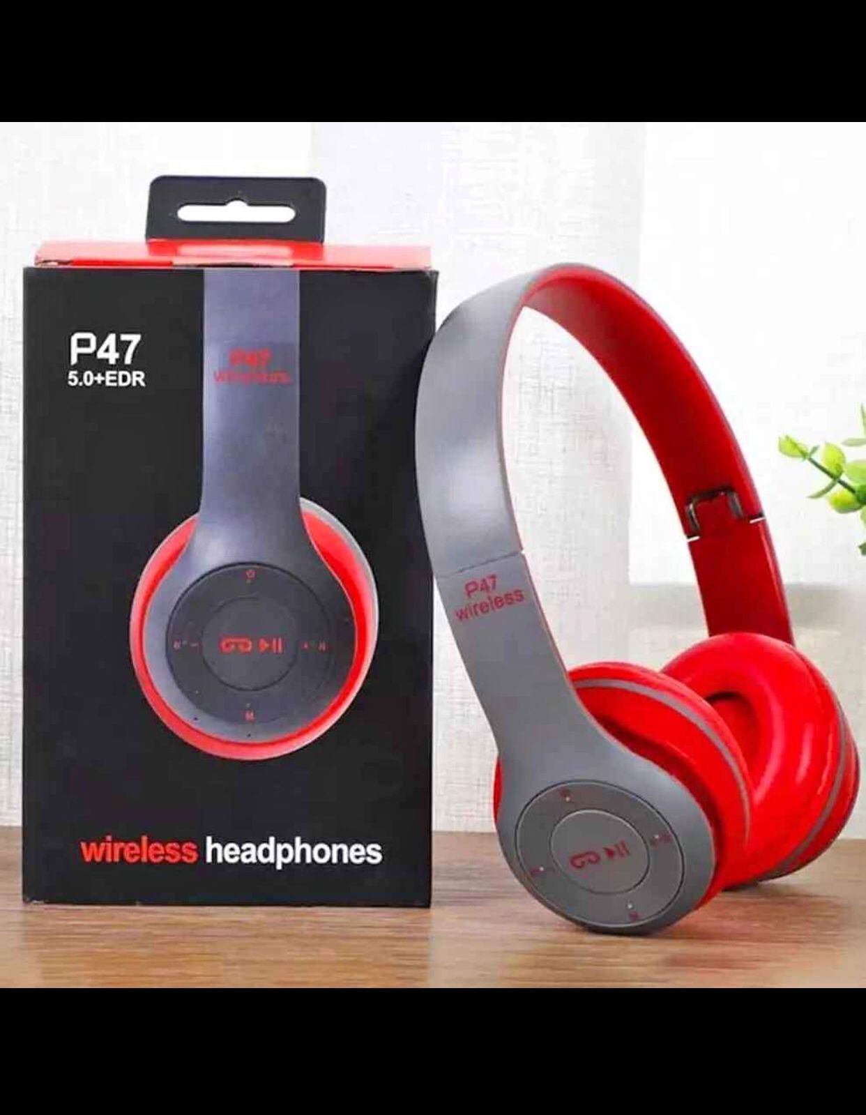 P47 Wireless Bluetooth Foldable Headset | 5-Hour Playtime
