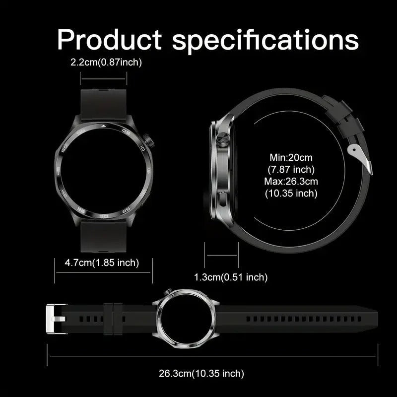 COIUSOR 2025 Smart Watch for Men & Women - 3.71cm HD TFT Display, 100+ Sports Modes, IP68 High Quality, Phone Calls