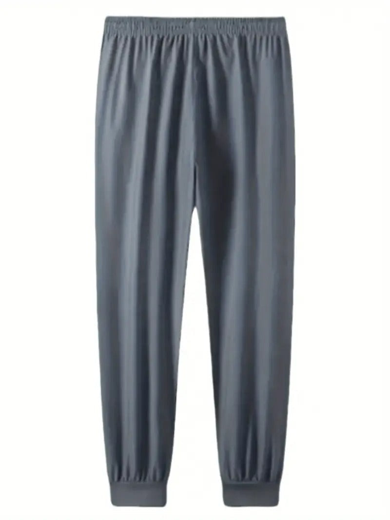 Unisex Quick-Dry Joggers with Elastic Waistband & Side Pockets - Breathable, Stretchy Casual Pants for Men and Women
