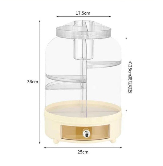 360° Rotating Makeup Storage Box
